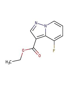 Astatech ETHYL 4-FLUOROPYRAZOLO[1,5-A]PYRIDINE-3-CARBOXYLATE, 95.00% Purity, 0.25G